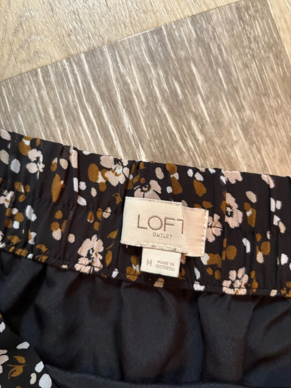 Loft Tiered Floral Skirt
